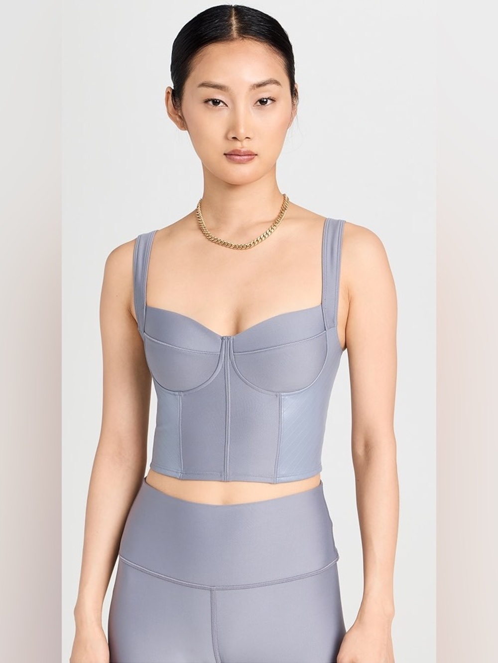 Alo Yoga Airlift Winter Warm Cropped Supermoto Tank | Size XS